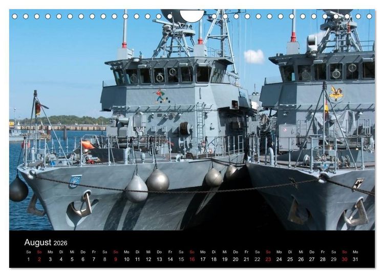 Produktbild: Marinest&uuml;tzpunkt Kiel (Wandkalender 2026 DIN A4 quer), CALVENDO Monatskalender