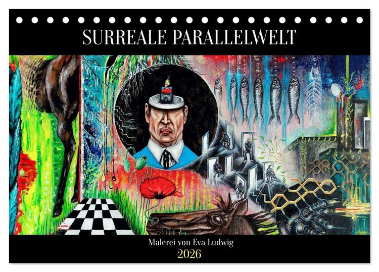 Produktbild: Surreale Parallelwelt (Tischkalender 2026 DIN A5 quer), CALVENDO Monatskalender
