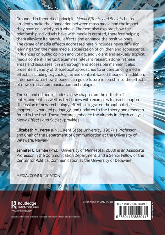 Produktbild: Media Effects and Society