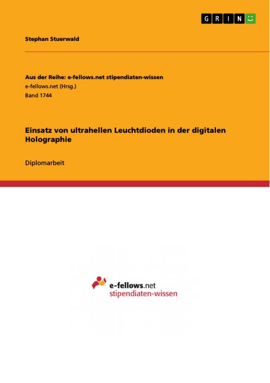 Produktbild: Einsatz von ultrahellen Leuchtdioden in der digitalen Holographie