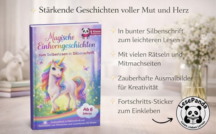 Produktbild: Magische Einhorngeschichten - Das Erstlesebuch f&uuml;r M&auml;dchen 1. Klasse