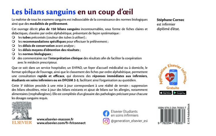 Produktbild: Les bilans sanguins en un coup d'oeil : professionnels et &eacute;tudiants