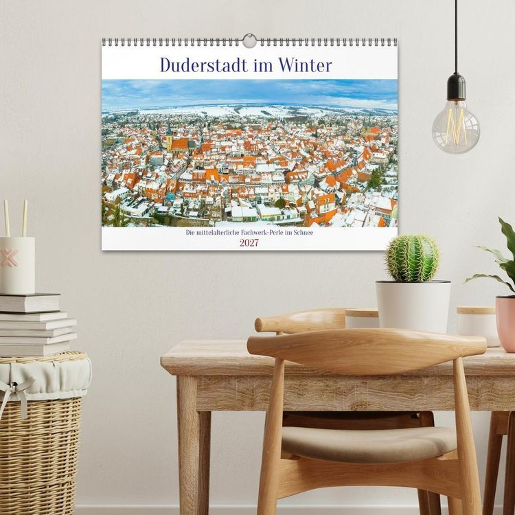 Produktbild: Duderstadt im Winter (Wandkalender 2027 DIN A3 quer), CALVENDO Monatskalender