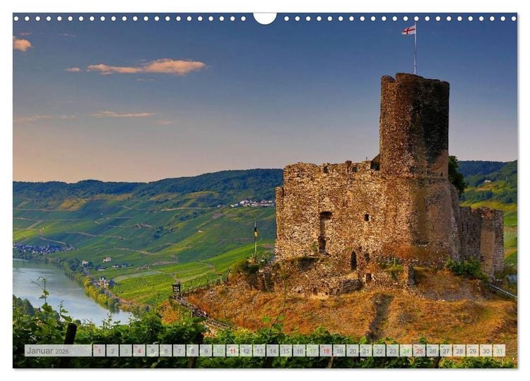 Produktbild: BERNKASTEL-KUES (Wandkalender 2026 DIN A3 quer), CALVENDO Monatskalender