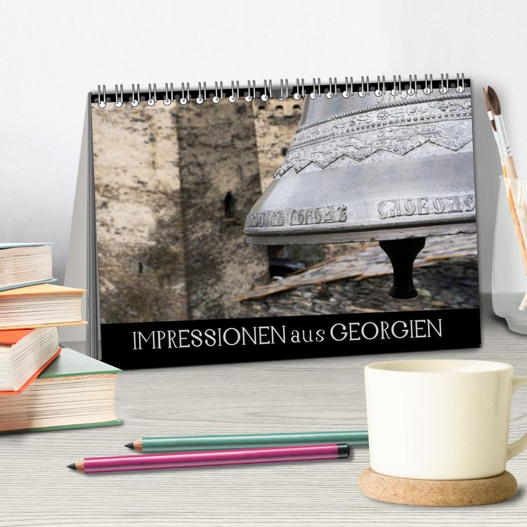 Produktbild: Impressionen aus Georgien (Tischkalender 2026 DIN A5 quer), CALVENDO Monatskalender