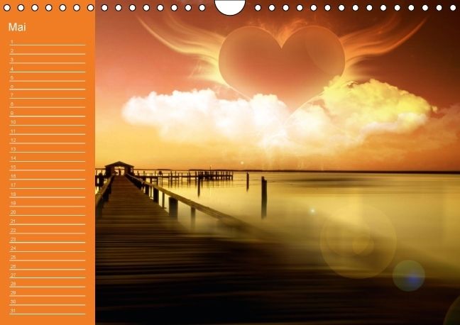 Produktbild: Botschaften mit Herz! (Wandkalender immerw&auml;hrend DIN A4 quer)