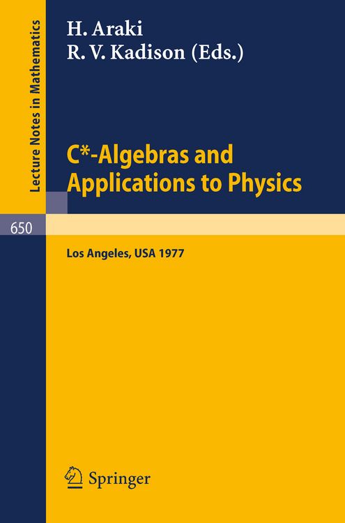 Produktbild: C*-Algebras and Applications to Physics