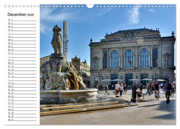 Produktbild: Languedoc-Roussillon - unter der Sonne des Midi (Wandkalender 2026 DIN A3 quer), CALVENDO Monatskalender