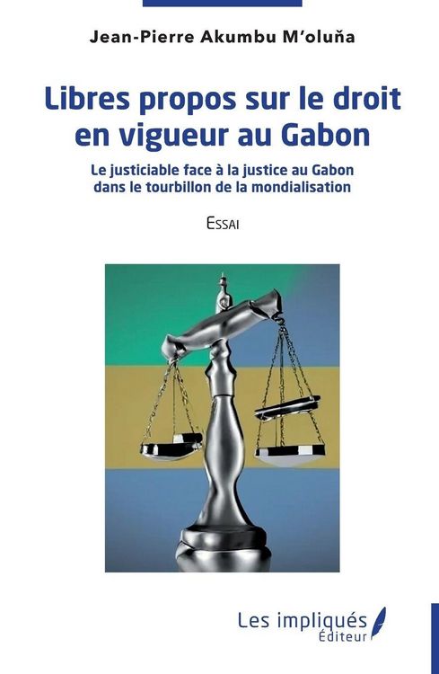 Produktbild: Libres propos sur le droit en vigueur au Gabon