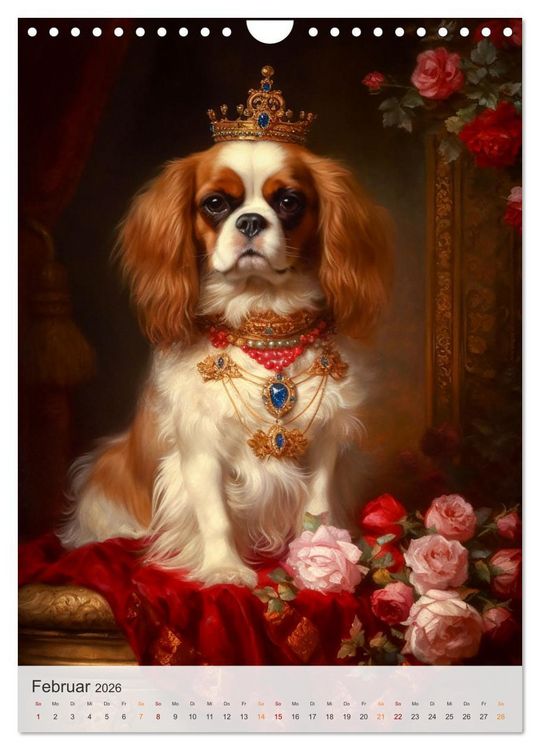 Produktbild: Cavalier King Charles Spaniel (Wandkalender 2026 DIN A4 hoch), CALVENDO Monatskalender