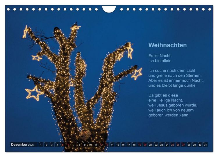 Produktbild: Im Rhythmus der Jahreszeiten und des Kirchenjahres (Wandkalender 2026 DIN A4 quer), CALVENDO Monatskalender