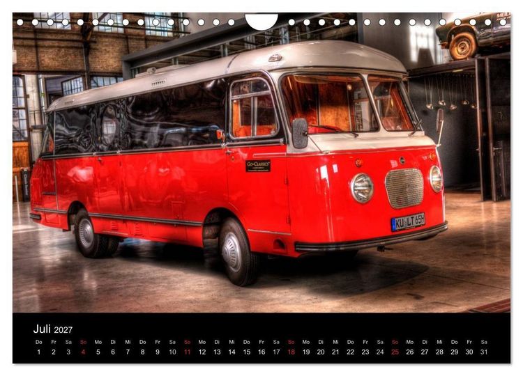 Produktbild: Faszination Oldtimer und Autolegenden (Wandkalender 2027 DIN A4 quer), CALVENDO Monatskalender