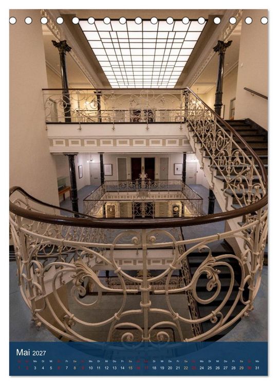 Produktbild: Treppenhauspoesie &ndash; Architektur im Aufstieg (Tischkalender 2027 DIN A5 hoch), CALVENDO Monatskalender