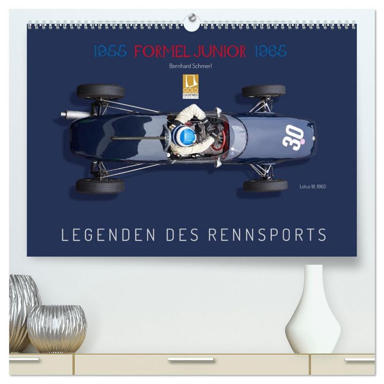 Produktbild: Legenden des Rennsports - Formel Junior 1955-1965 (hochwertiger Premium Wandkalender 2026 DIN A2 quer), Kunstdruck in Hochglanz