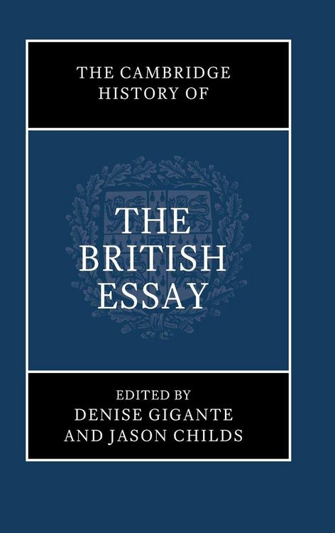Produktbild: The Cambridge History of the British Essay