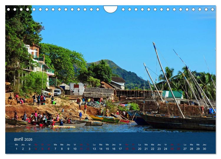 Produktbild: Autour de Nosy Be (Calendrier mural 2026 DIN A4 vertical), CALVENDO calendrier mensuel