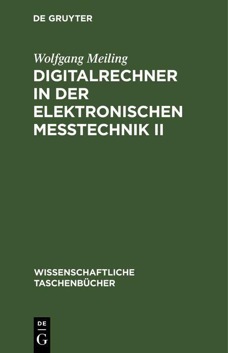 Produktbild: Digitalrechner in der elektronischen Me&szlig;technik II
