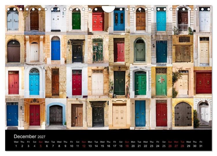 Produktbild: Malta. The sunny island full of charm. (Wall Calendar 2027 DIN A4 landscape), CALVENDO 12 Month Wall Calendar