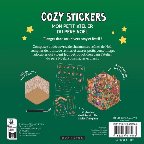 Produktbild: Mon petit atelier du P&egrave;re No&euml;l : cozy stickers