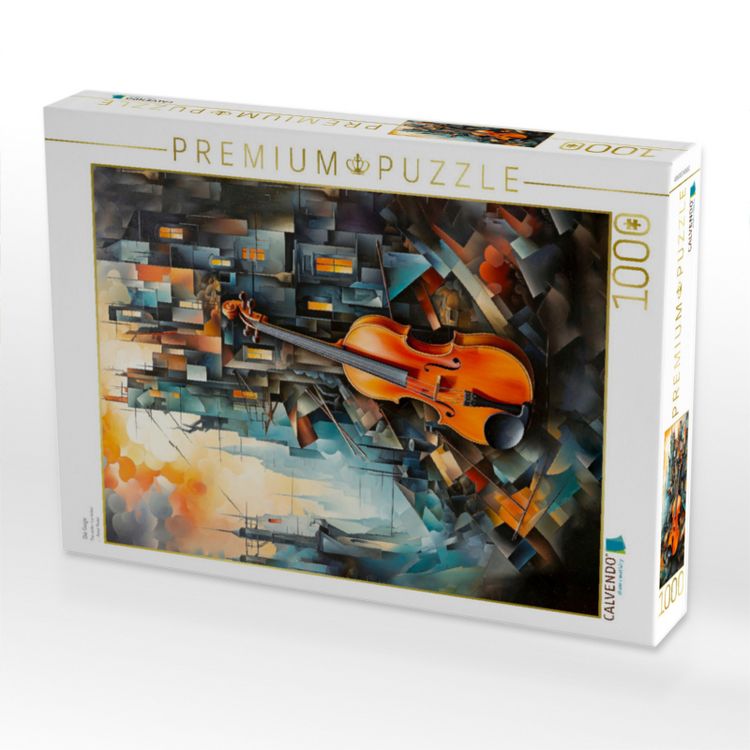 Produktbild: CALVENDO Puzzle Die Geige | 1000 Teile Lege-Gr&ouml;&szlig;e 64x48cm Foto-Puzzle f&uuml;r gl&uuml;ckliche Stunden