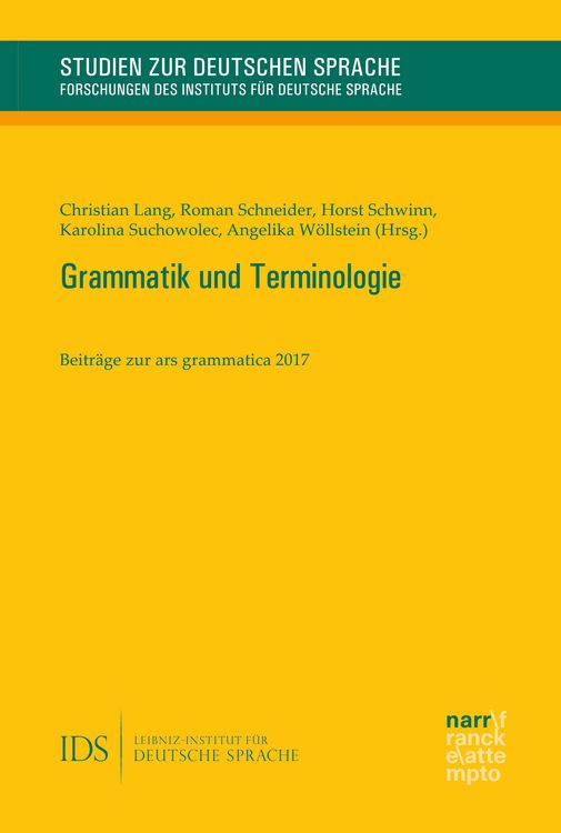 Produktbild: Grammatik und Terminologie