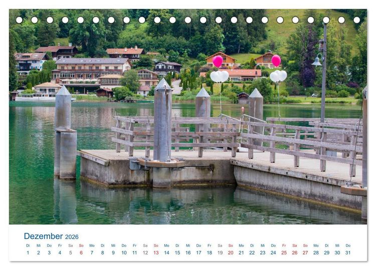 Produktbild: Sch&ouml;ner Tegernsee (Tischkalender 2026 DIN A5 quer), CALVENDO Monatskalender