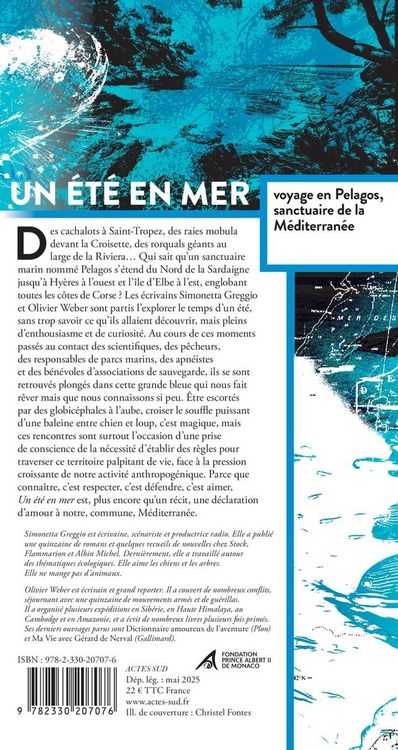 Produktbild: Un &eacute;t&eacute; en mer : voyage en Pelagos, sanctuaire de la M&eacute;diterran&eacute;e