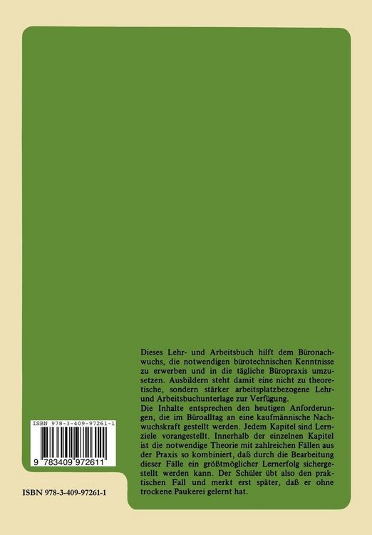 Produktbild: B&uuml;rowirtschaft