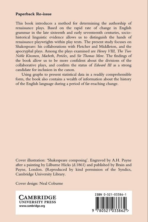 Produktbild: The Authorship of Shakespeare's Plays
