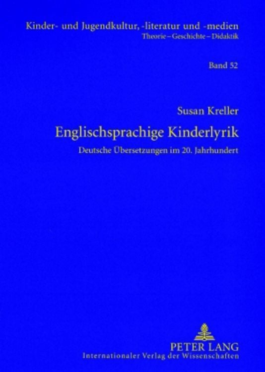 Produktbild: Englischsprachige Kinderlyrik
