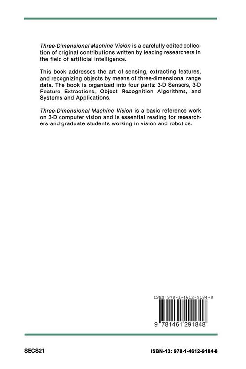 Produktbild: Three-Dimensional Machine Vision