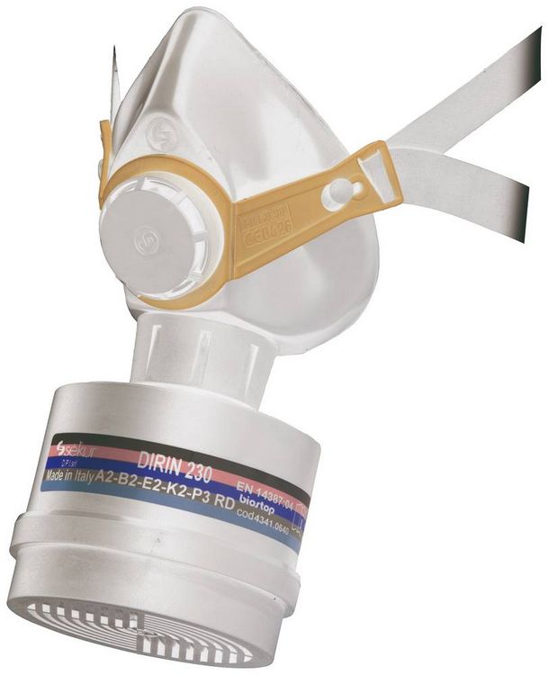 Produktbild: Ekastu Polimask 330 466 605 Atemschutz Halbmaske ohne Filter EN 140, EN 148-1 DIN 140, DIN 148-1