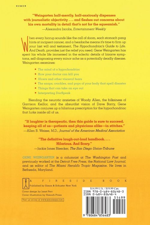 Produktbild: The Hypochondriac's Guide to Life. and Death.