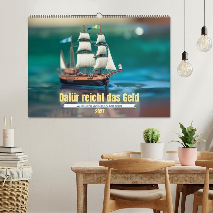 Produktbild: Daf&uuml;r reicht das Geld (Wandkalender 2027 DIN A2 quer), CALVENDO Monatskalender