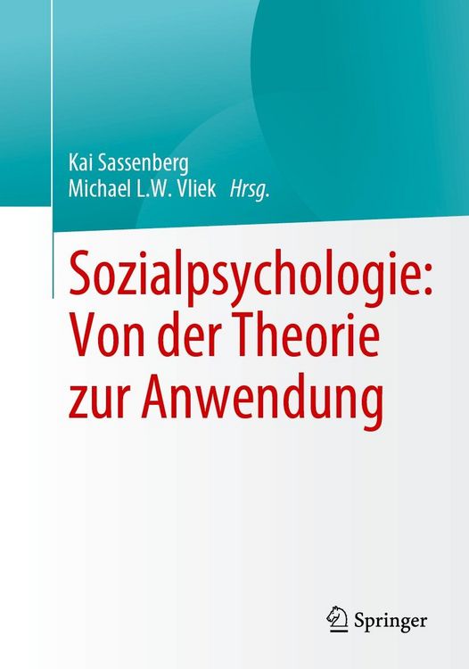 Produktbild: Sozialpsychologie: Von der Theorie zur Anwendung