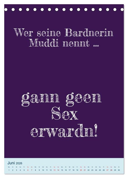 Produktbild: Ningeln&auml;sorum! Mundart und Dialekt Kalender Sachsen (Tischkalender 2026 DIN A5 hoch), CALVENDO Monatskalender