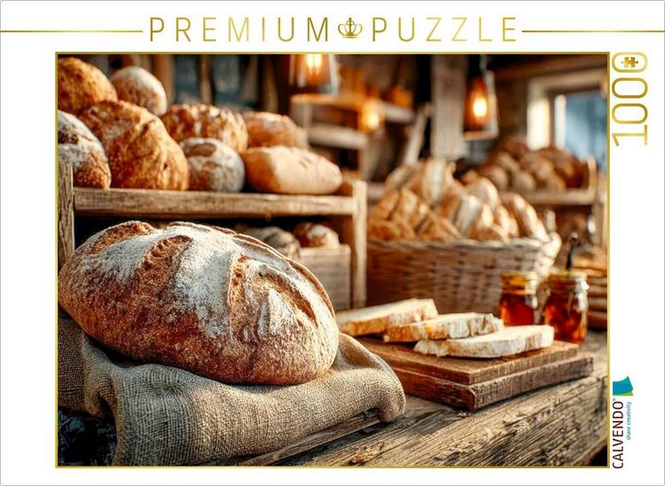 Produktbild: CALVENDO Puzzle Eine Brotvielfalt zum Anbei&szlig;en | 1000 Teile Lege-Gr&ouml;&szlig;e 64x48cm Foto-Puzzle f&uuml;r gl&uuml;ckliche Stunden