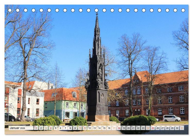 Produktbild: Einladung nach Greifswald (Tischkalender 2026 DIN A5 quer), CALVENDO Monatskalender