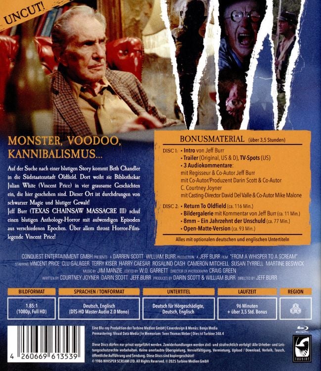 Produktbild: From A Whisper To A Scream (uncut) - 2-Disc Special Edition