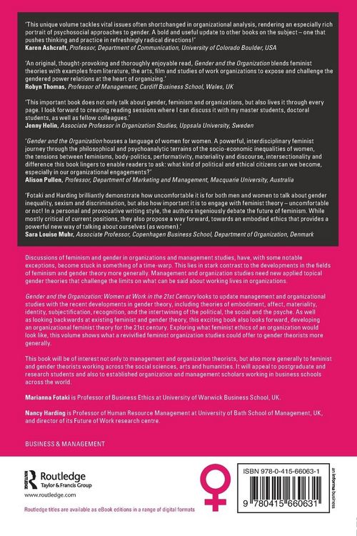 Produktbild: Gender and the Organization