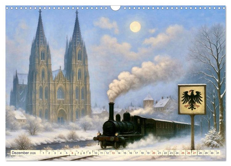 Produktbild: Heinrich Heine. Sein Leben, seine literarischen Werke (Wandkalender 2026 DIN A3 quer), CALVENDO Monatskalender