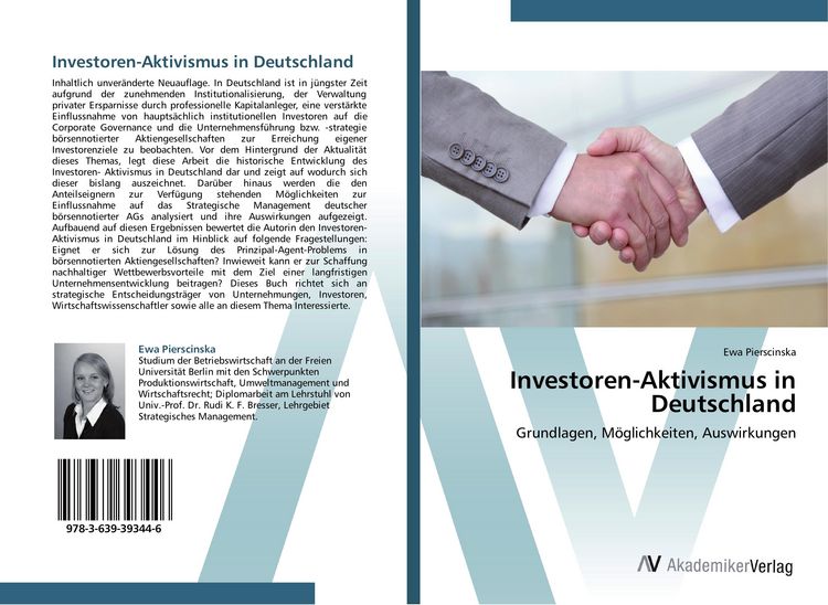 Produktbild: Investoren-Aktivismus in Deutschland