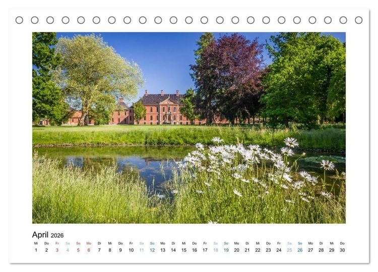 Produktbild: Wundersch&ouml;nes Mecklenburg-Vorpommern (Tischkalender 2026 DIN A5 quer), CALVENDO Monatskalender