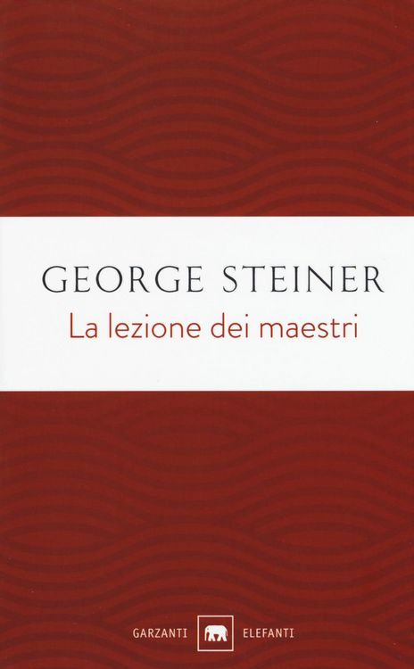 Produktbild: La lezione dei maestri. Charles Eliot Norton Lectures 2001-2002