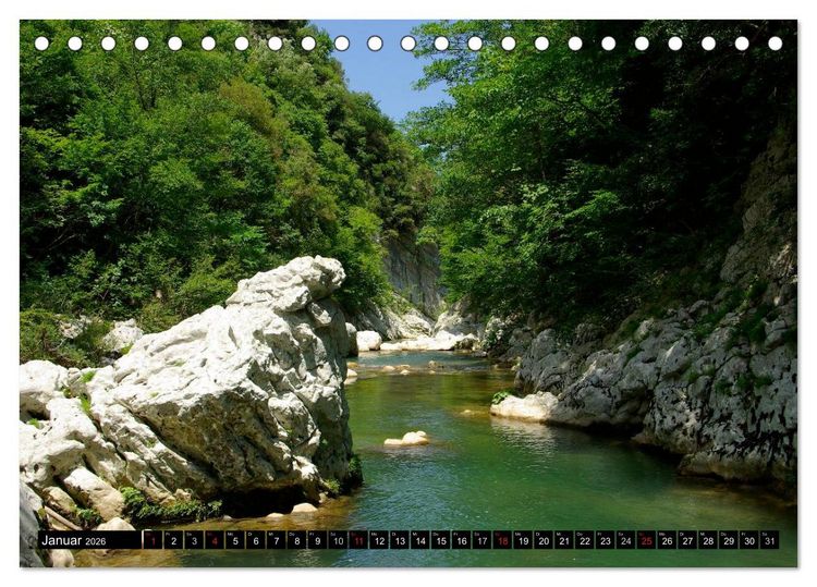 Produktbild: Kampanien &ndash; Capri und der Cilento (Tischkalender 2026 DIN A5 quer), CALVENDO Monatskalender