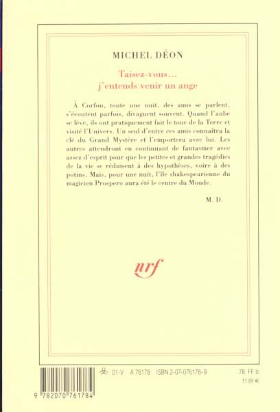 Produktbild: Taisez-vous... j'entends venir un ange