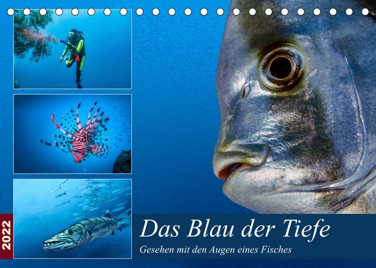 Produktbild: Das Blau der Tiefe (Tischkalender 2022 DIN A5 quer)
