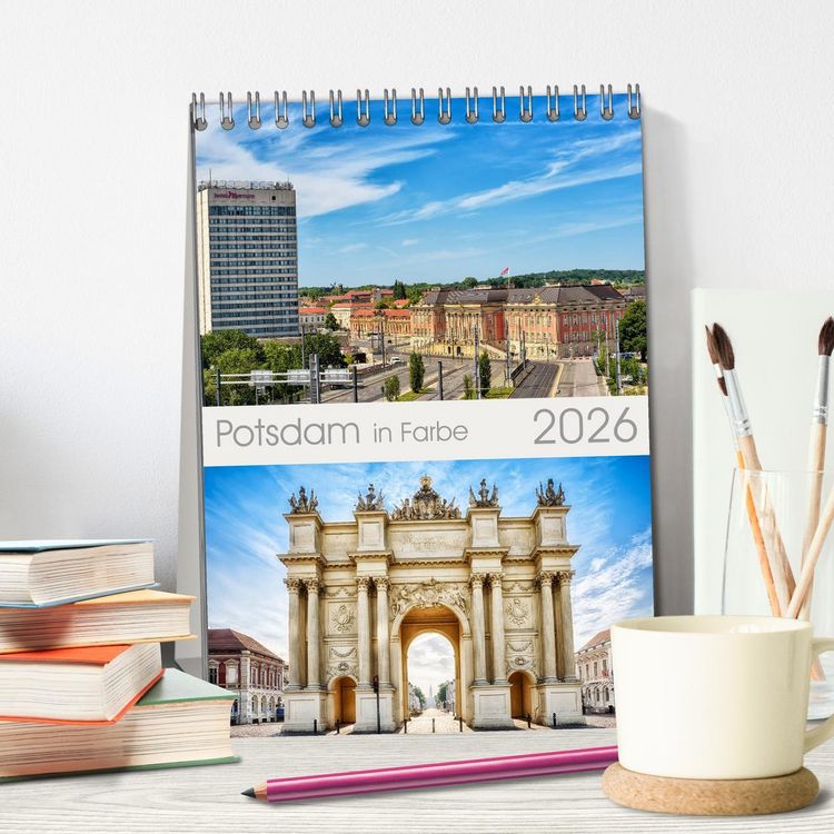 Produktbild: Potsdam in Farbe (Tischkalender 2026 DIN A5 hoch), CALVENDO Monatskalender