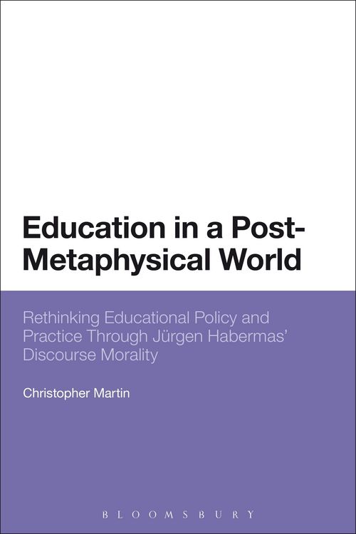 Produktbild: Education in a Post-Metaphysical World