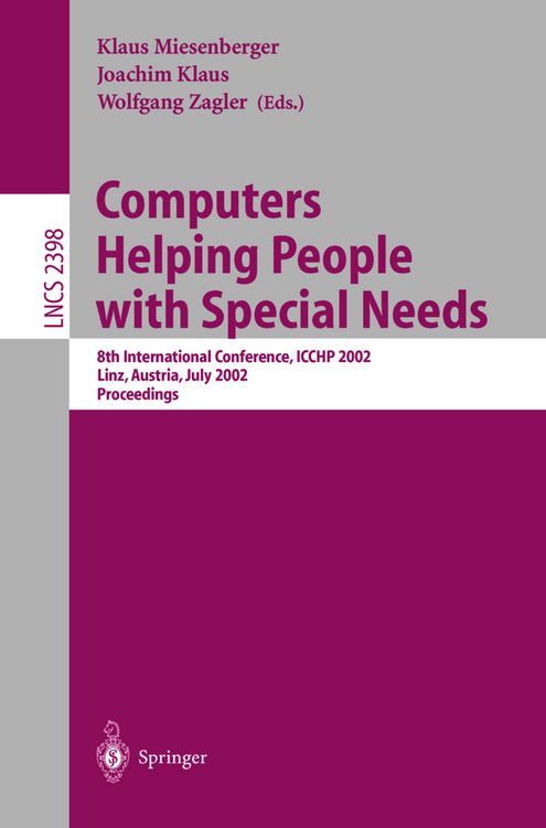 Produktbild: Computers Helping People with Special Needs